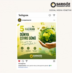 Instagram gönderisi tasarımı örneği