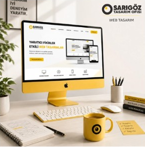 Ekranında kurumsal web sitesi açık olan bilgisayar